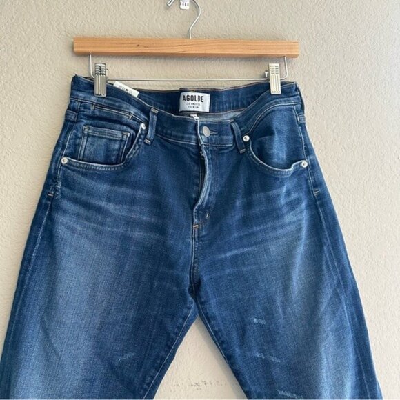 Agolde Isabel Slim Boyfriend Ankle in Starwood Distressed size 30 - Picture 9 of 14